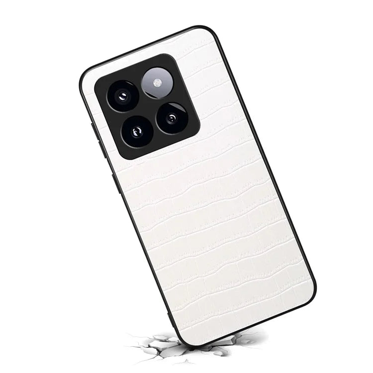 For Xiaomi 14 Pro Case Crocodile Texture Anti-scratch Cell Phone Cover