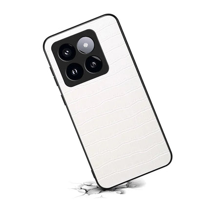 For Xiaomi 14 Pro Case Crocodile Texture Anti-scratch Cell Phone Cover