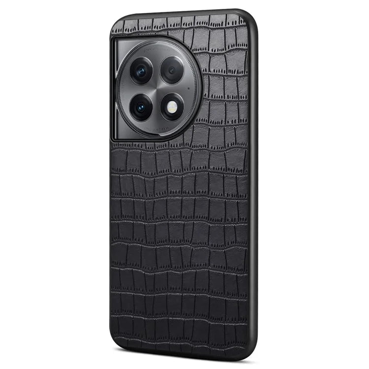 For OnePlus Ace 2 Pro 5G Case PU Leather+TPU+PC Protective Shell with Alligator Texture
