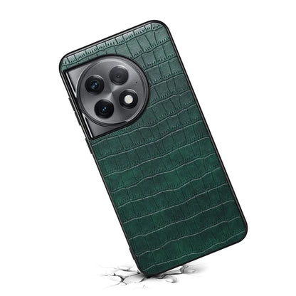 For OnePlus Ace 2 Pro 5G Case PU Leather+TPU+PC Protective Shell with Alligator Texture