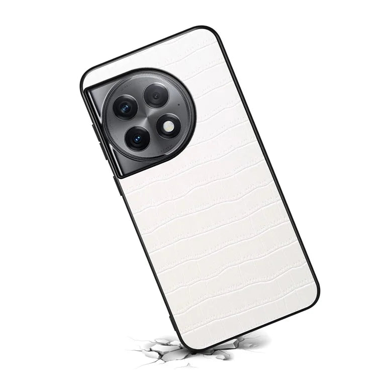For OnePlus Ace 2 Pro 5G Case PU Leather+TPU+PC Protective Shell with Alligator Texture
