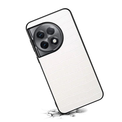 For OnePlus Ace 2 Pro 5G Case PU Leather+TPU+PC Protective Shell with Alligator Texture