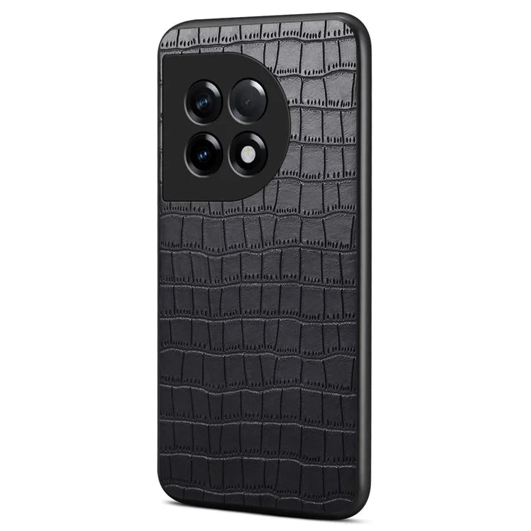 For OnePlus Ace 2 5G / 11R 5G Case Fully Wrapped Alligator Texture Back Phone Cover
