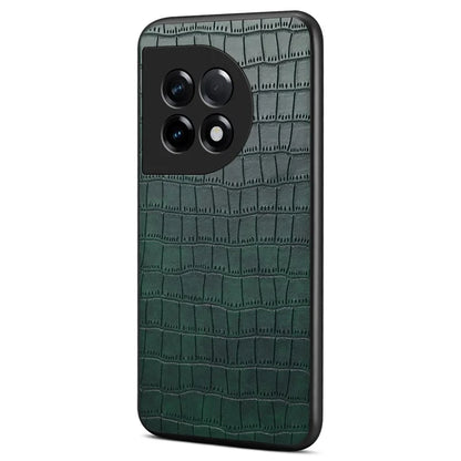 For OnePlus Ace 2 5G / 11R 5G Case Fully Wrapped Alligator Texture Back Phone Cover