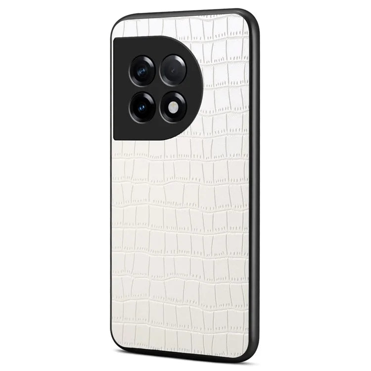 For OnePlus Ace 2 5G / 11R 5G Case Fully Wrapped Alligator Texture Back Phone Cover