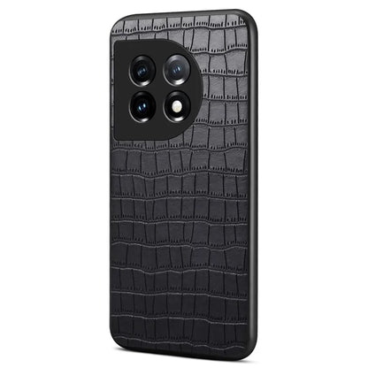 For OnePlus 11 5G Cell Phone Cases Slim-Fit Crocodile Pattern Textured Cover