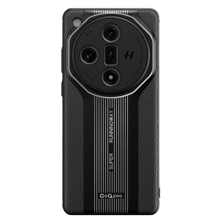 Q.COO Super Running Series 2 for Oppo Find X7 Ultra Case Ultra Slim PU Leather+Acrylic+TPU Phone Cover