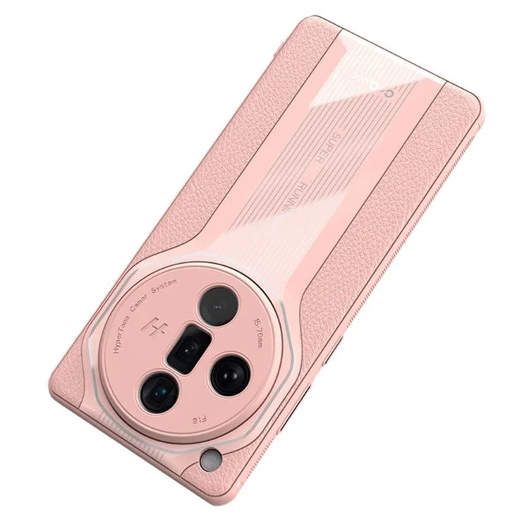 Q.COO Super Running Series 2 for Oppo Find X7 Ultra Case Ultra Slim PU Leather+Acrylic+TPU Phone Cover