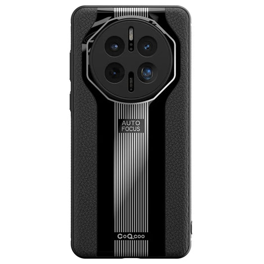 Q.COO Super Running Series 2 for Huawei Mate 50 Pro 4G Case Anti-Scratch PU Leather Phone Back Cover