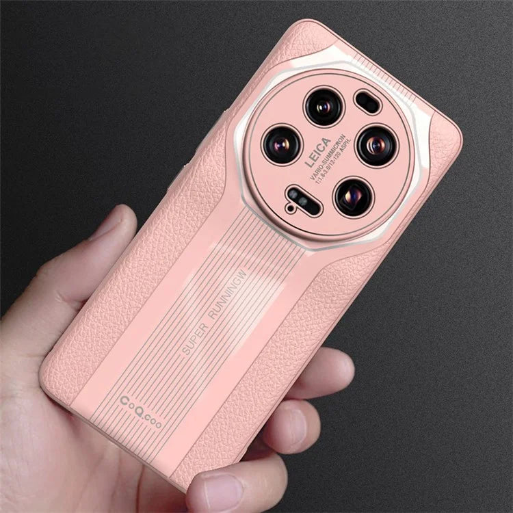 Q.COO Super Running Series 2 for Xiaomi 13 Ultra Case PU+TPU+Acrylic Shockproof Phone Cover