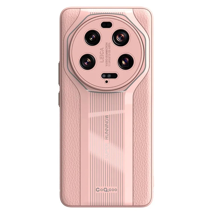 Q.COO Super Running Series 2 for Xiaomi 13 Ultra Case PU+TPU+Acrylic Shockproof Phone Cover
