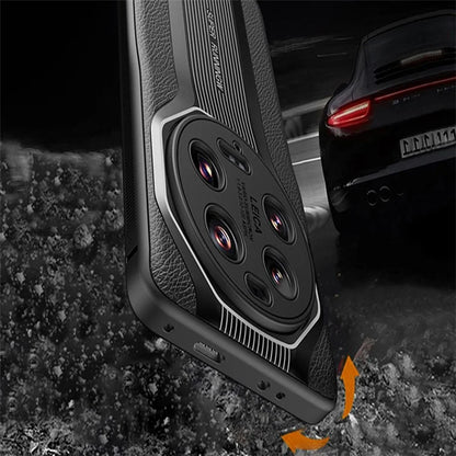 Q.COO Super Running Series 2 for Xiaomi 13 Ultra Case PU+TPU+Acrylic Shockproof Phone Cover