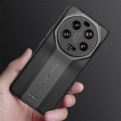 Q.COO Super Running Series 2 for Xiaomi 13 Ultra Case PU+TPU+Acrylic Shockproof Phone Cover