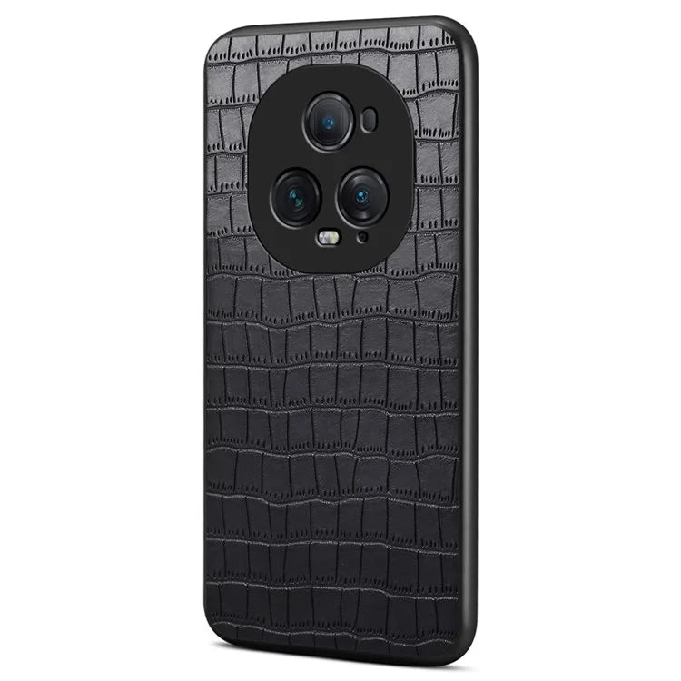 For Honor Magic5 Ultimate 5G Case Crocodile Texture Classic Fashion Leather Back Cover