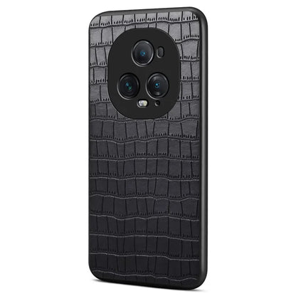 For Honor Magic5 Ultimate 5G Case Crocodile Texture Classic Fashion Leather Back Cover