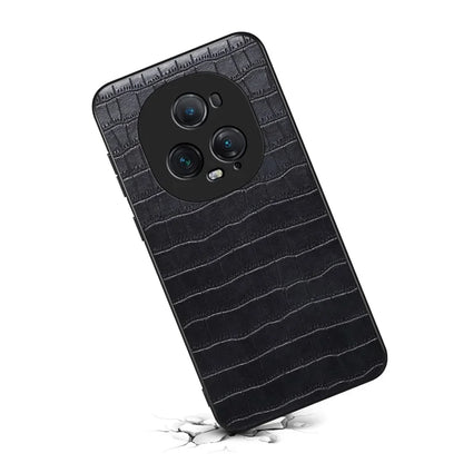 For Honor Magic5 Ultimate 5G Case Crocodile Texture Classic Fashion Leather Back Cover