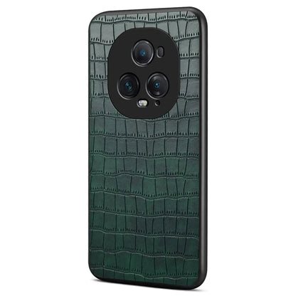 For Honor Magic5 Ultimate 5G Case Crocodile Texture Classic Fashion Leather Back Cover