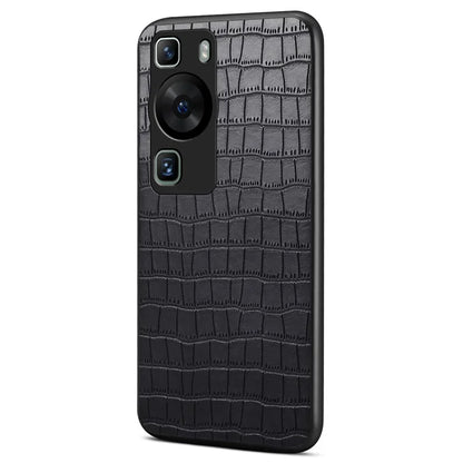 For Huawei P60 / P60 Pro Case Classic Crocodile Pattern PU Leather Phone Back Cover