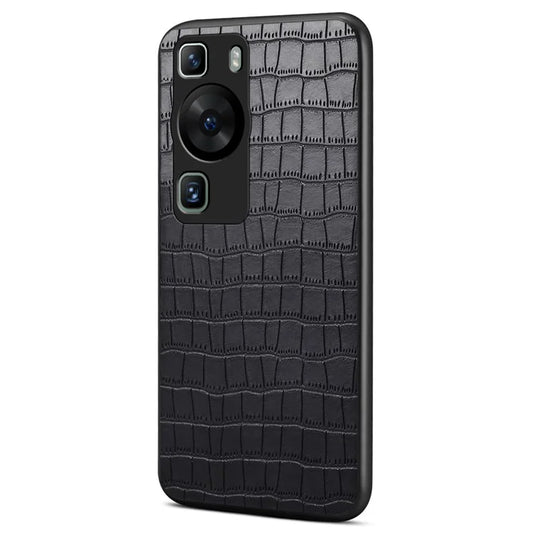 For Huawei P60 / P60 Pro Case Classic Crocodile Pattern PU Leather Phone Back Cover