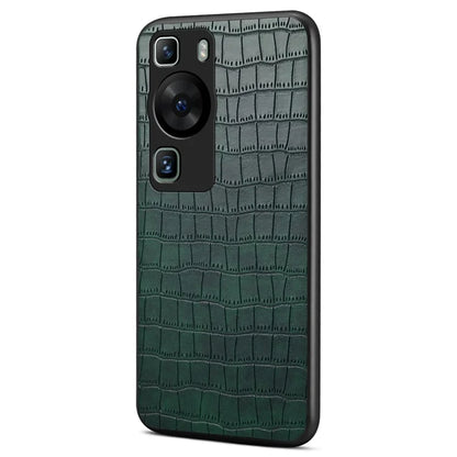 For Huawei P60 / P60 Pro Case Classic Crocodile Pattern PU Leather Phone Back Cover