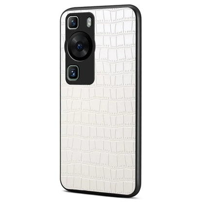 For Huawei P60 / P60 Pro Case Classic Crocodile Pattern PU Leather Phone Back Cover