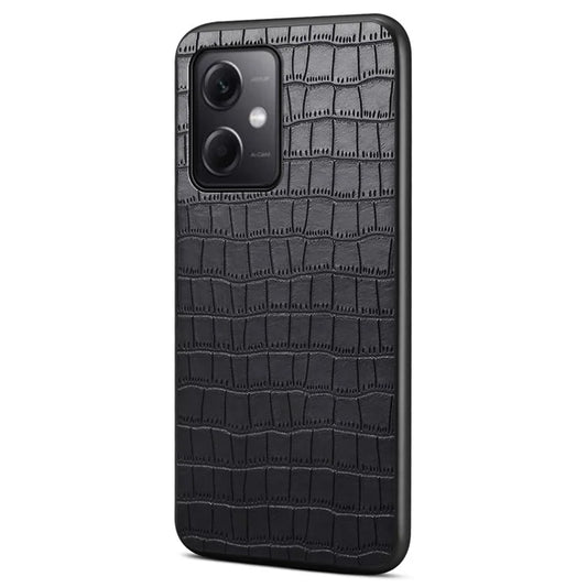 For Xiaomi Redmi Note 12 5G (China) / (India) / (Global) / Poco X5 5G Case Crocodile Textured Leather Hybrid Phone Cover