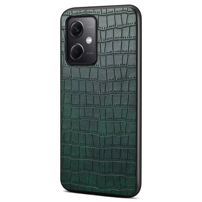 For Xiaomi Redmi Note 12 5G (China) / (India) / (Global) / Poco X5 5G Case Crocodile Textured Leather Hybrid Phone Cover