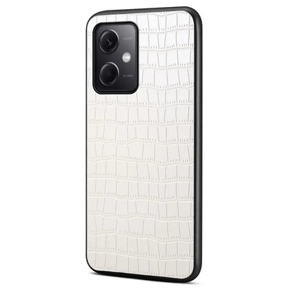 For Xiaomi Redmi Note 12 5G (China) / (India) / (Global) / Poco X5 5G Case Crocodile Textured Leather Hybrid Phone Cover