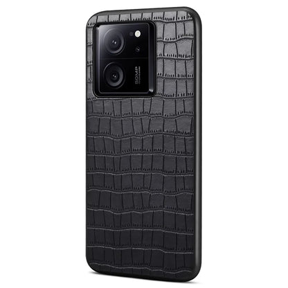 For Xiaomi 13T / Redmi K60 Ultra Case Crocodile Textured Leather+TPU+PC Slim Phone Cover