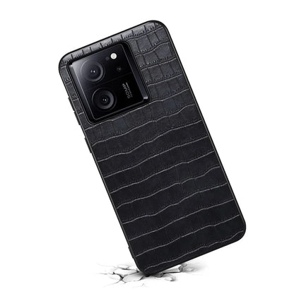 For Xiaomi 13T / Redmi K60 Ultra Case Crocodile Textured Leather+TPU+PC Slim Phone Cover