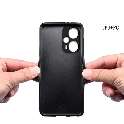 For Xiaomi Redmi Note 12 Turbo / Poco F5 5G Case Crocodile Texture Design Leather Slim Back Cover