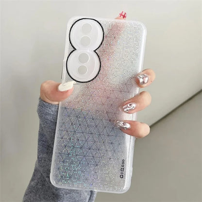 Q.COO For Honor 90 Pro Case TPU Phone Cover Aurora Effect Refracting