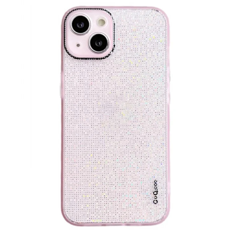 Q.COO For iPhone 13 TPU Case Aurora Effect Anti-slip Grip Phone Cover