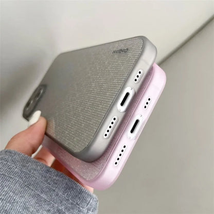 Q.COO For iPhone 13 TPU Case Aurora Effect Anti-slip Grip Phone Cover