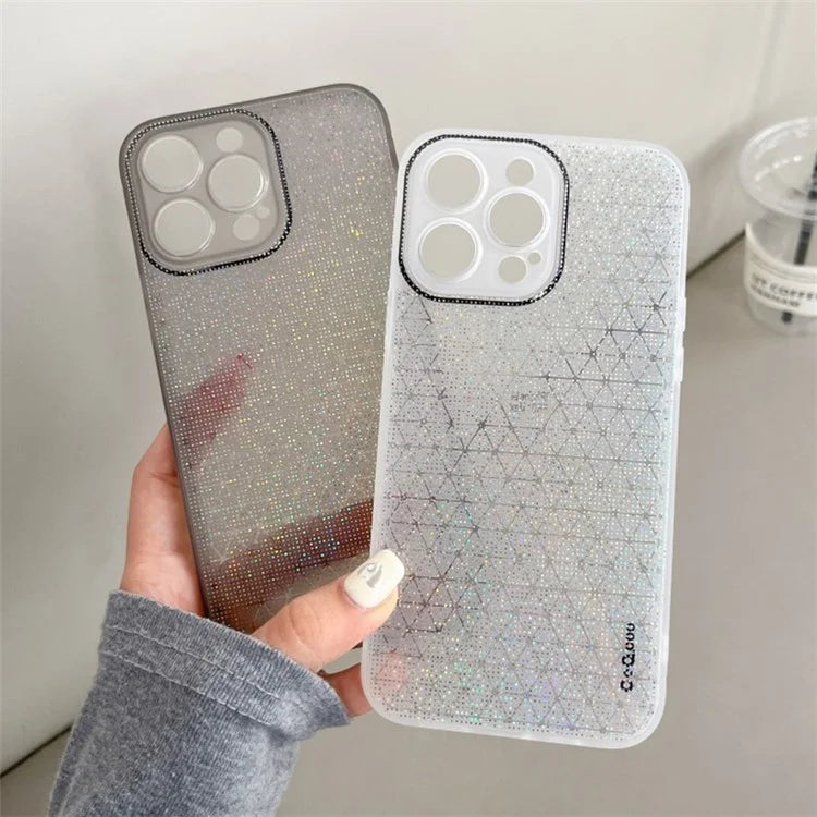 Q.COO For iPhone 14 Pro Max Case TPU Aurora Effect Slim Stylish Phone Cover