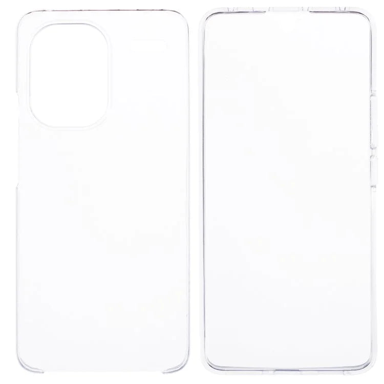 For Xiaomi Redmi Note 13 Pro+ 5G Case Shock-Absorbent Acrylic + TPU Clear Phone Cover with PET Film