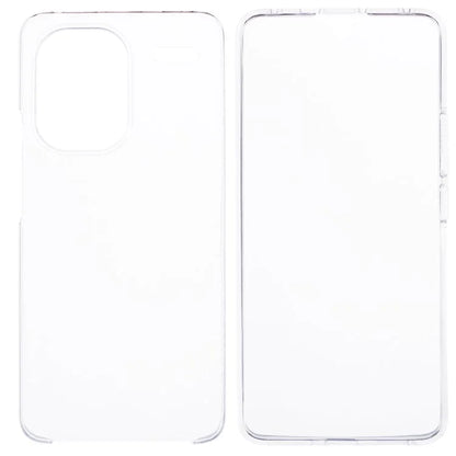 For Xiaomi Redmi Note 13 Pro+ 5G Case Shock-Absorbent Acrylic + TPU Clear Phone Cover with PET Film