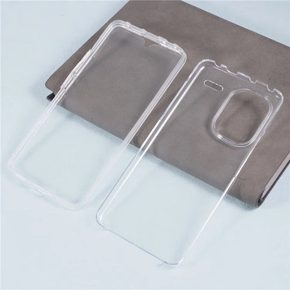 For Xiaomi Redmi Note 13 Pro+ 5G Case Shock-Absorbent Acrylic + TPU Clear Phone Cover with PET Film
