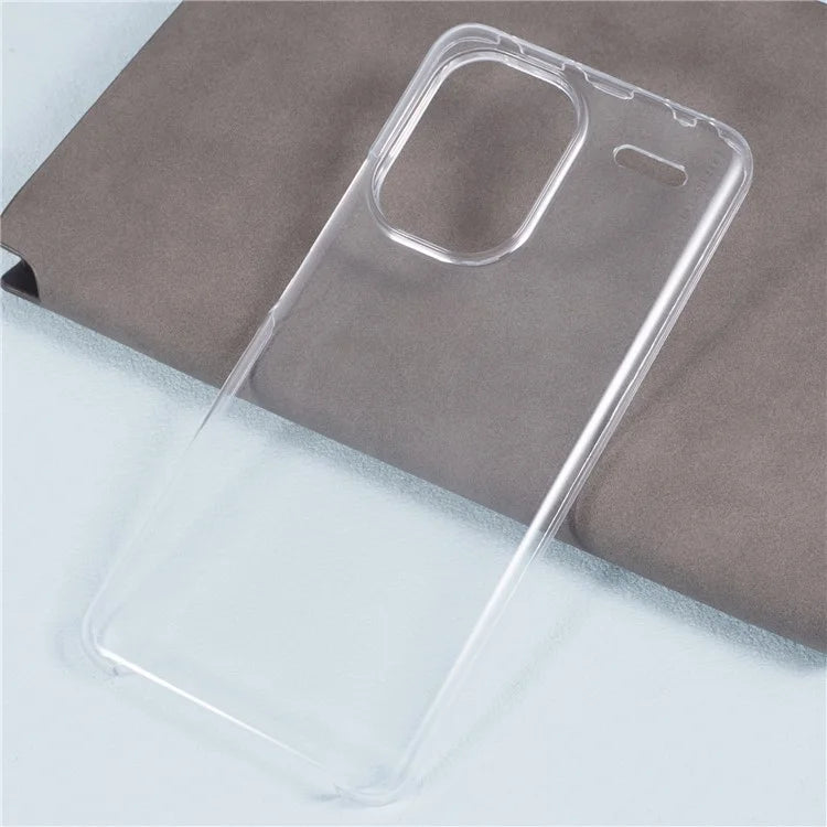For Xiaomi Redmi Note 13 Pro+ 5G Case Shock-Absorbent Acrylic + TPU Clear Phone Cover with PET Film