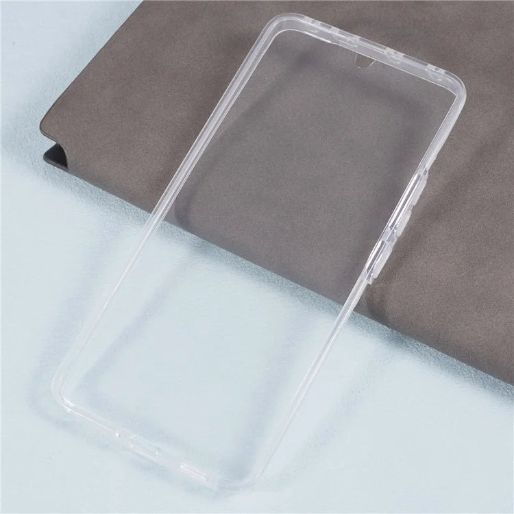 For Xiaomi Redmi Note 13 Pro+ 5G Case Shock-Absorbent Acrylic + TPU Clear Phone Cover with PET Film