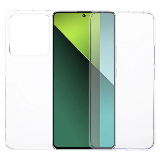 For Xiaomi Redmi Note 13 Pro 5G Clear Phone Case Acrylic + TPU Shockproof Back Cover with PET Film