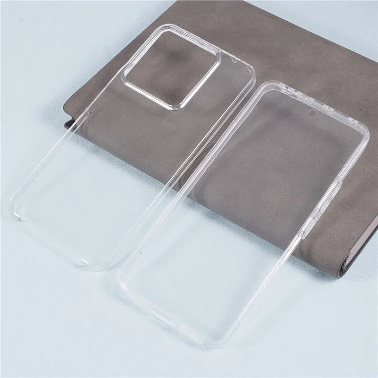 For Xiaomi Redmi Note 13 Pro 5G Clear Phone Case Acrylic + TPU Shockproof Back Cover with PET Film