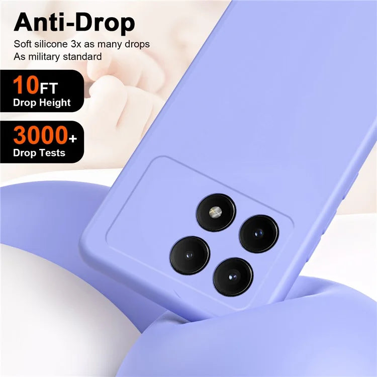 For Xiaomi Redmi K70E 5G / Poco X6 Pro 5G Case Silky Touch 2.2mm TPU Phone Back Cover