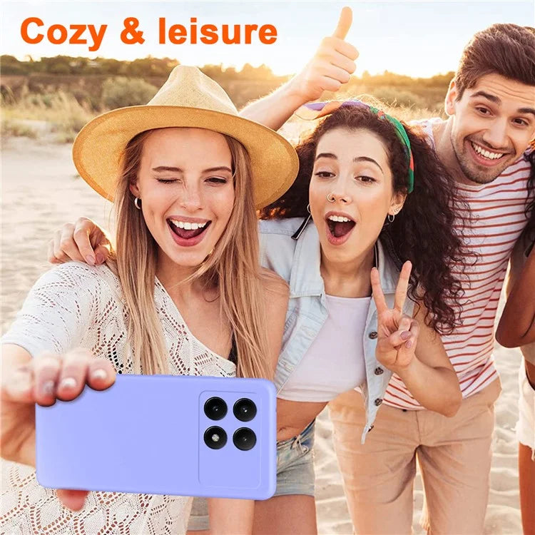 For Xiaomi Redmi K70E 5G / Poco X6 Pro 5G Case Silky Touch 2.2mm TPU Phone Back Cover