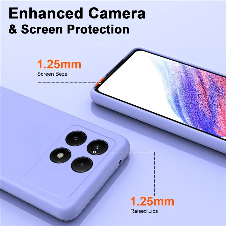 For Xiaomi Redmi K70E 5G / Poco X6 Pro 5G Case Silky Touch 2.2mm TPU Phone Back Cover