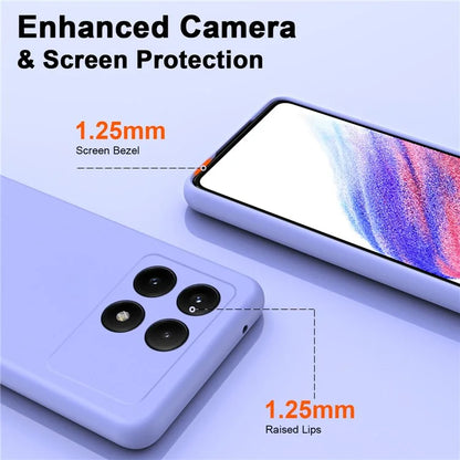 For Xiaomi Redmi K70E 5G / Poco X6 Pro 5G Case Silky Touch 2.2mm TPU Phone Back Cover