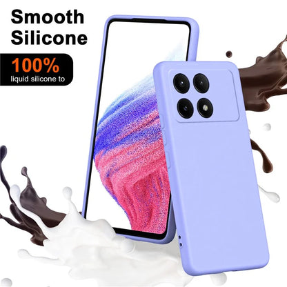 For Xiaomi Redmi K70E 5G / Poco X6 Pro 5G Case Silky Touch 2.2mm TPU Phone Back Cover