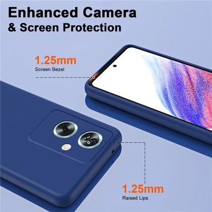 For Oppo A79 5G / A2 5G Case 2.2mm Rubberized TPU Protective Phone Cover