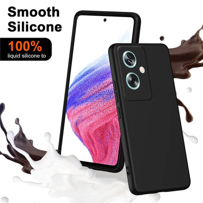 For Oppo A79 5G / A2 5G Case 2.2mm Rubberized TPU Protective Phone Cover
