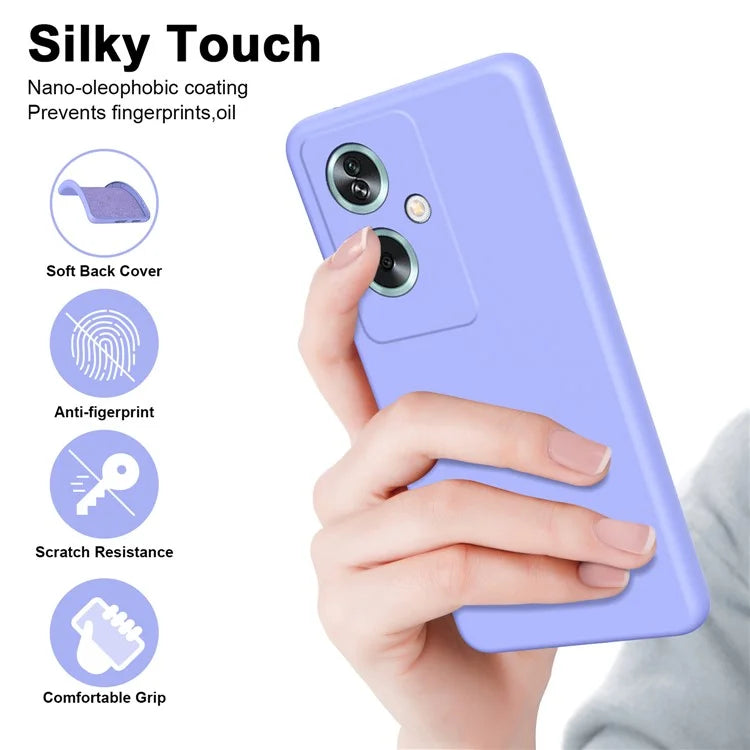 For Oppo A79 5G / A2 5G Case 2.2mm Rubberized TPU Protective Phone Cover